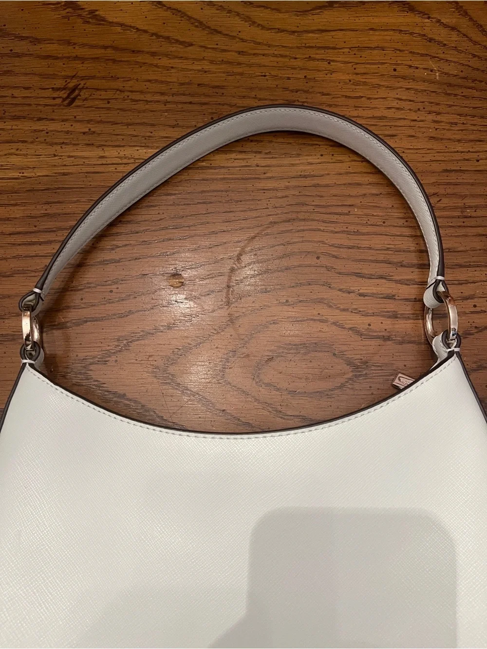 kate spade Mint Green Perry Saffiano Leather Shoulder Bag with Gold Logo